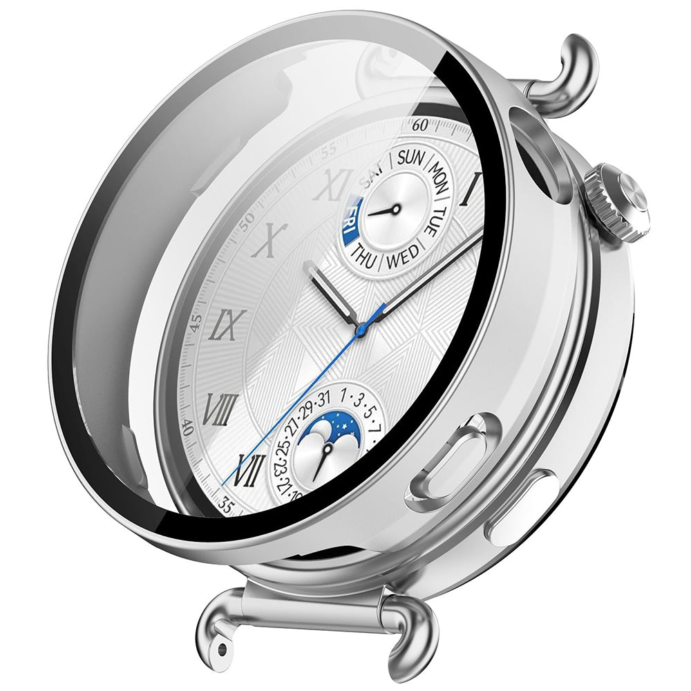 Techsuit Defense360 Pro etui til Huawei Watch GT 6 41mm, Sølvfarvet