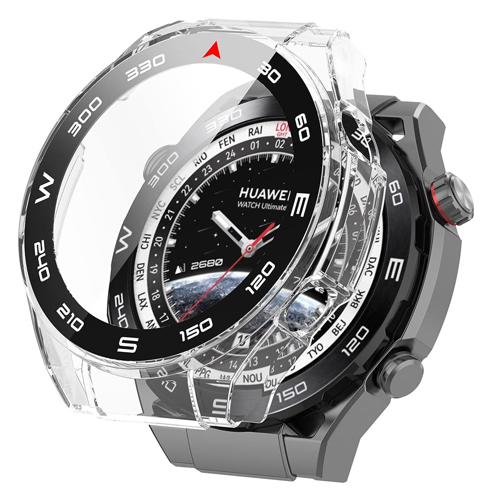 Techsuit Defense360 Pro Bezel-etui til Huawei Watch Ultimate, Transparent
