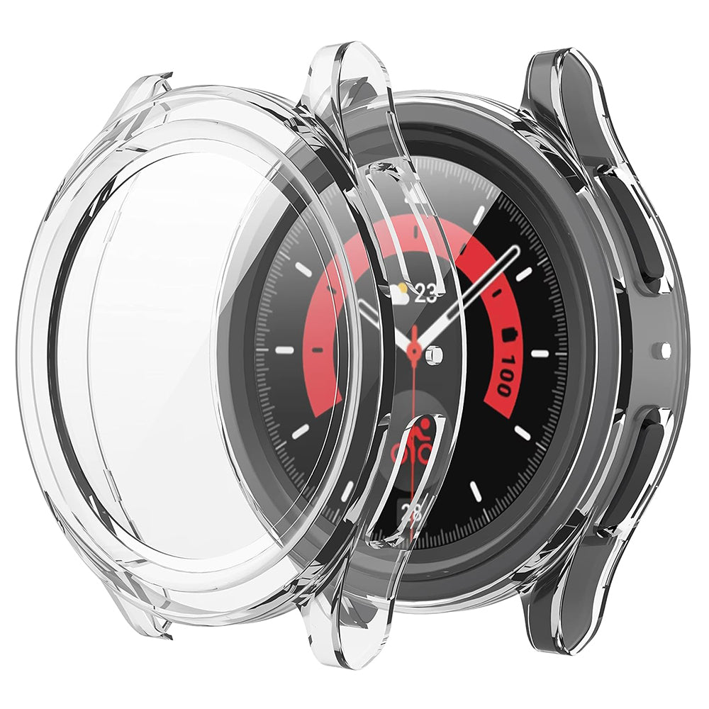 Techsuit Defense360 Pro Case for Samsung Galaxy Watch5 Pro 45mm, Transparent