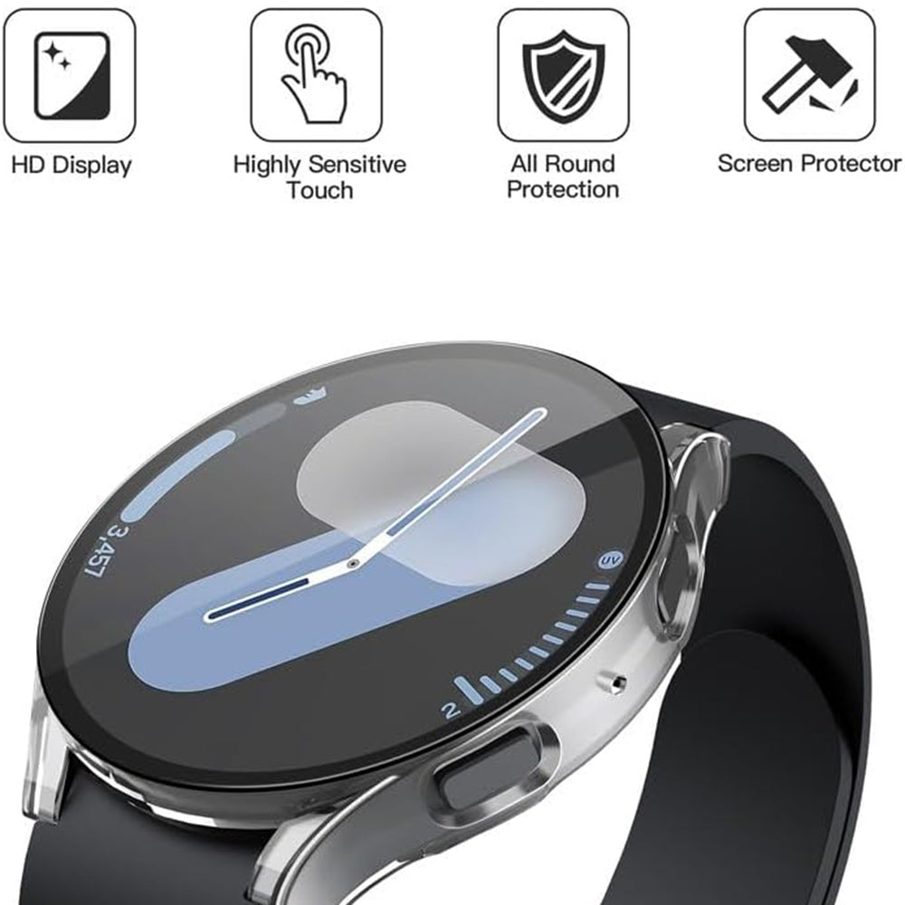Techsuit Defense360 Pro cover til Samsung Galaxy Watch7 44mm, Transparent