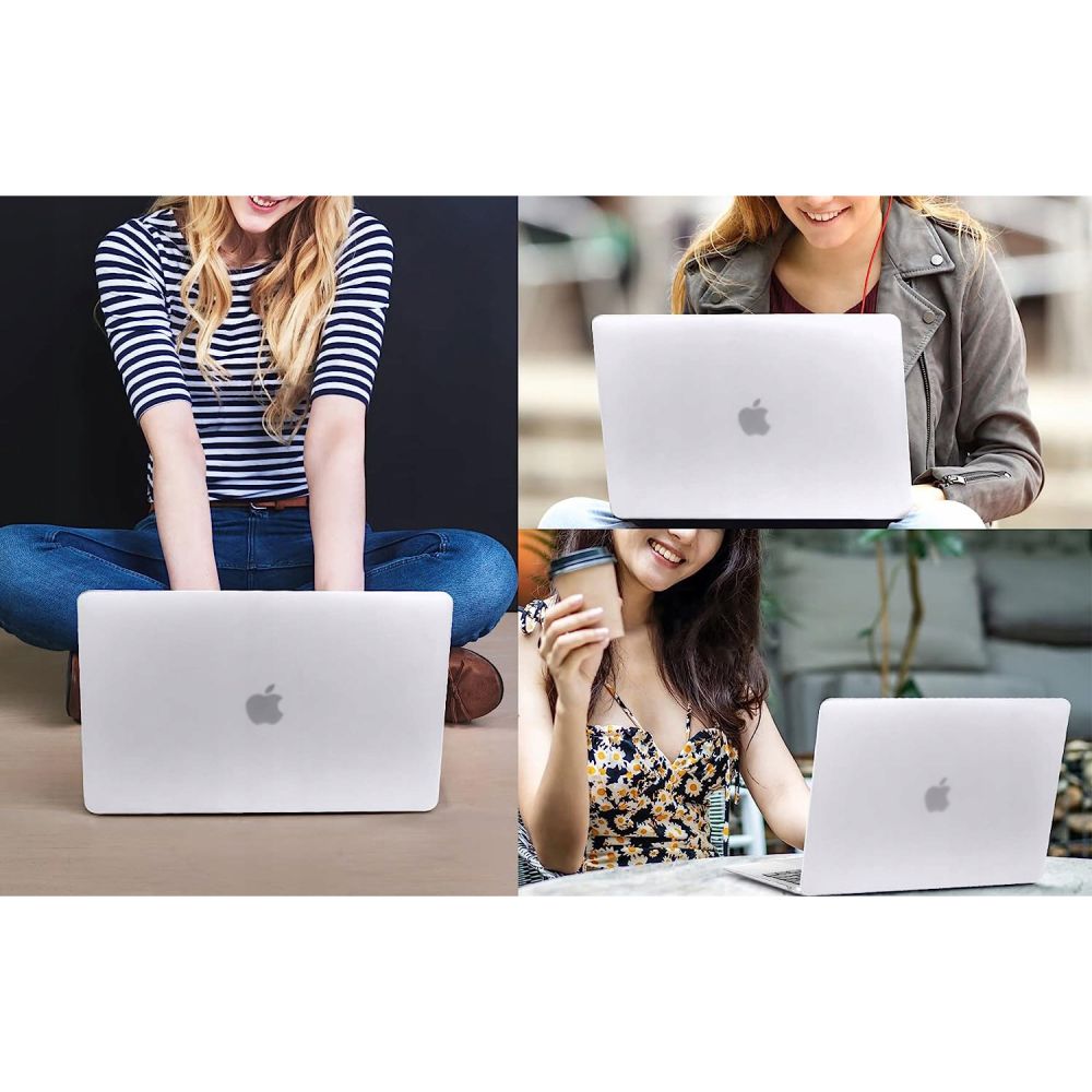Techsuit UltraShell-etui til Apple MacBook Air 15 tommer (2026) / (2025) / (2024) / (2023), Mat Transparent