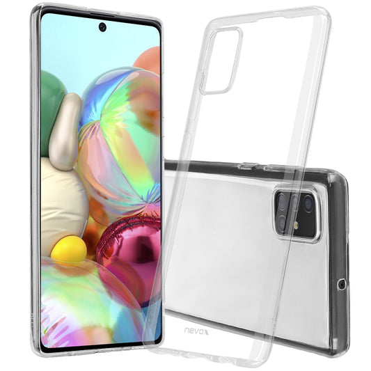 Etui til Samsung Galaxy A42 5G A426, Nevox, StyleShell Flex, gennemsigtig