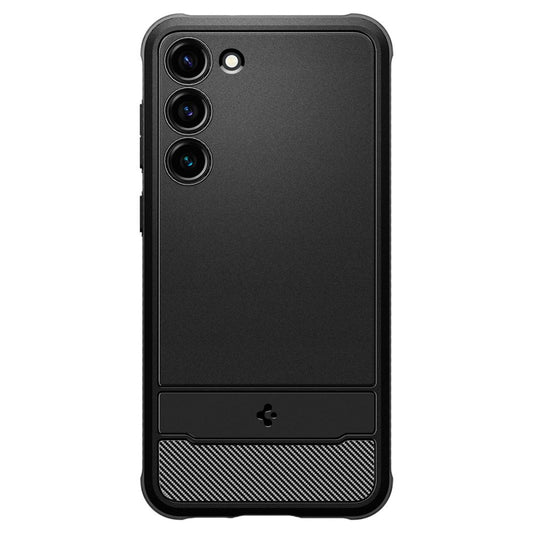 Etui til Samsung Galaxy S23 S911, Spigen, Rugged Armour, Sort ACS05711