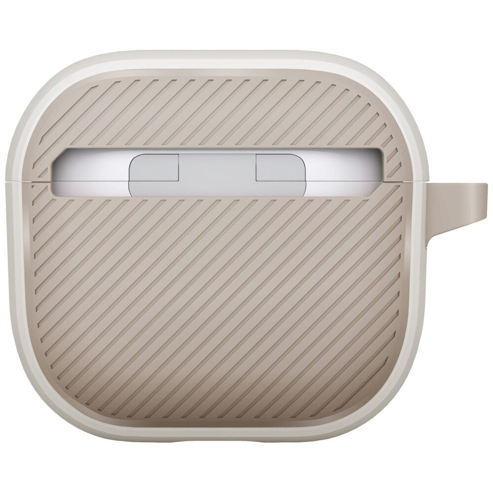 UNIQ Clyde etui til Apple AirPods 4, Grå Beige