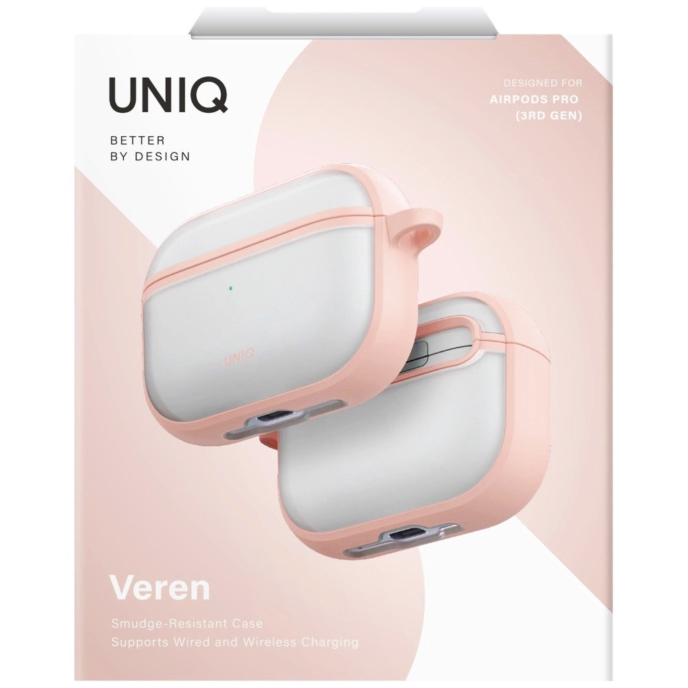 UNIQ Veren etui til Apple AirPods Pro 3, Pink