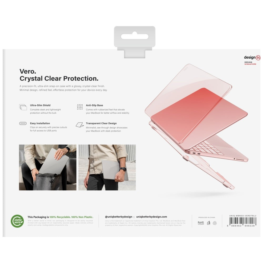 UNIQ Vero-etui til Apple MacBook Neo 13 tommer, Gul