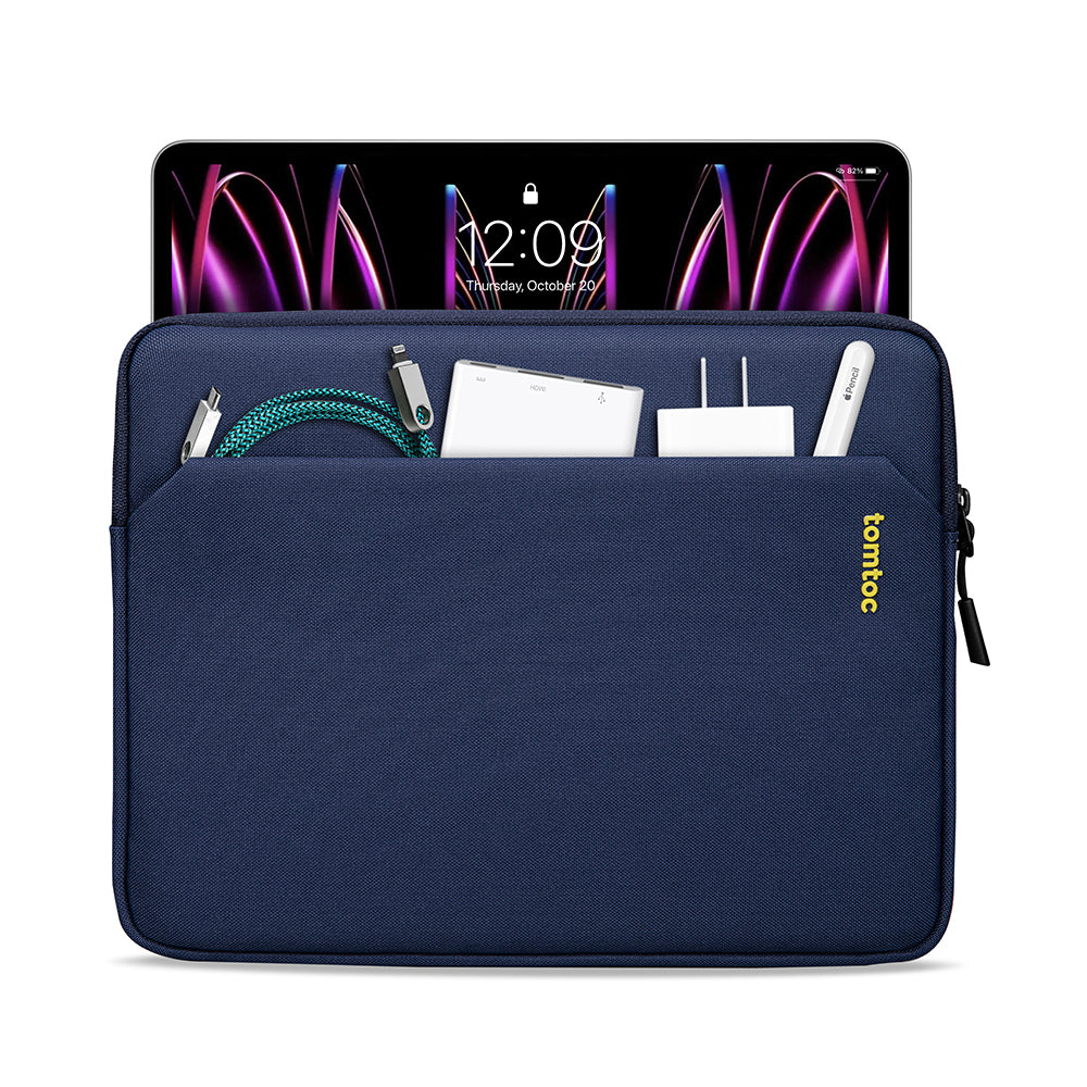 Universal Taske til Tablet max 11inch, Tomtoc, Marineblå
