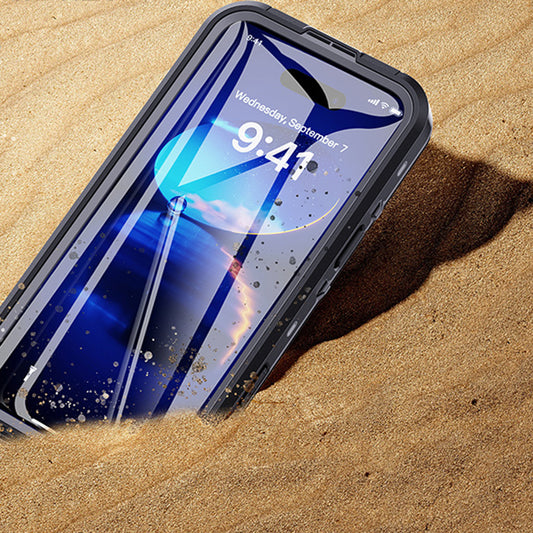 Vandtæt cover til Apple iPhone 16 Pro Max, ShellBox, Sort