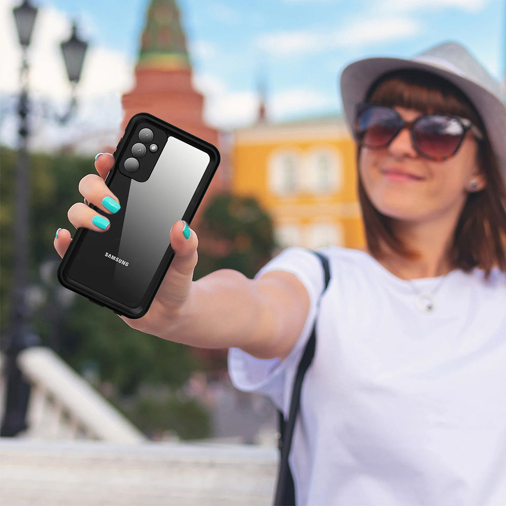 Vandtæt cover til Samsung Galaxy A25 A256, ShellBox, Sort