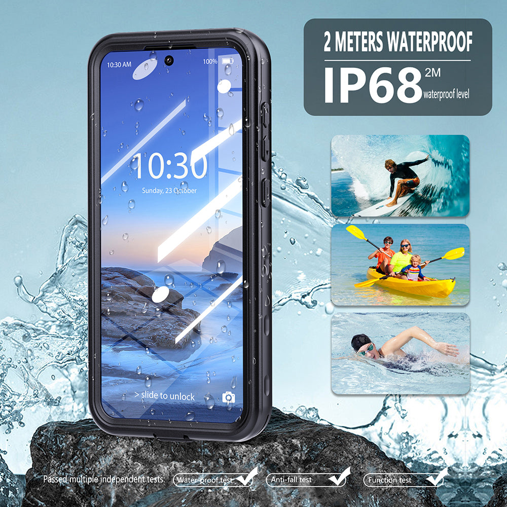 Vandtæt cover til Samsung Galaxy A26 A266, ShellBox, Sort