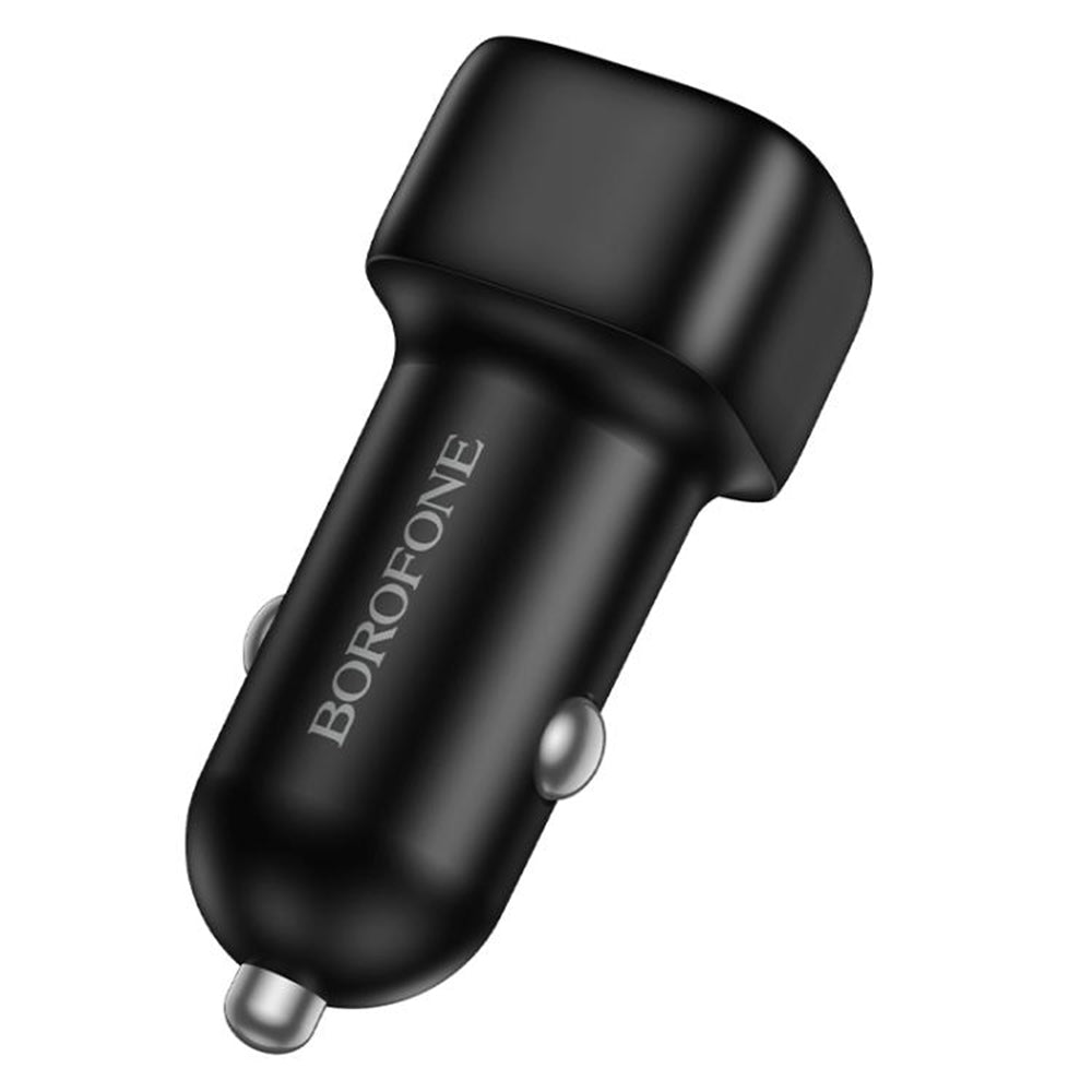 Biloplader Borofone BZ34B Cloud, 38W, 3A, 1 x USB-A - 1 x USB-C, Sort