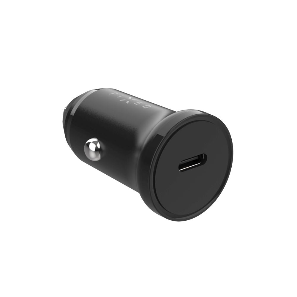 Fixed Auto Charger, 20W, 3A, 1 x USB-C, Black