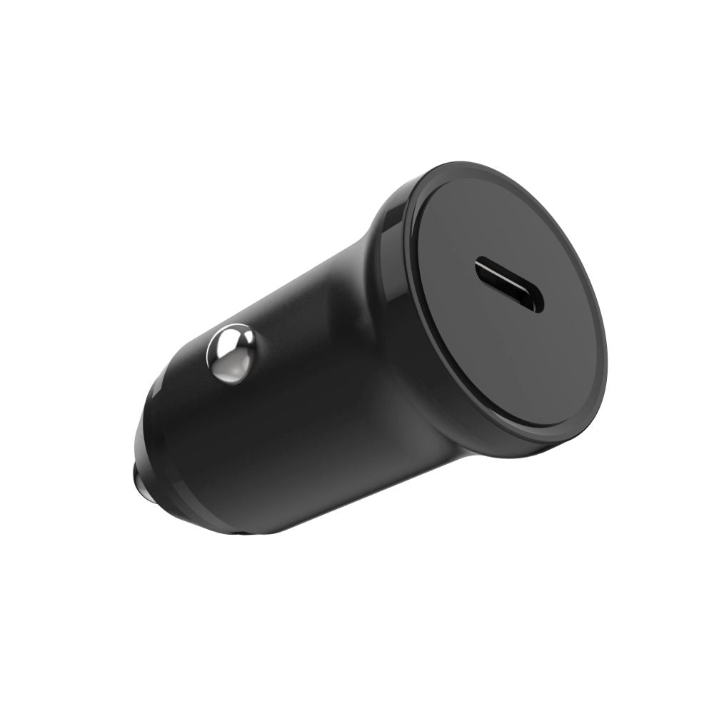 Biloplader Fixed, 30W, 3A, 1 x USB-C, Sort
