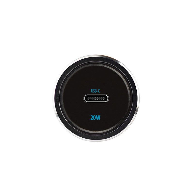 Biloplader Forever CC-06, 20W, 3A, 1 x USB-C, Sort