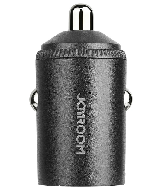 Joyroom JR-CCN18 Biloplader, 65W, 1 x USB-A - 1 x USB-C, Sort