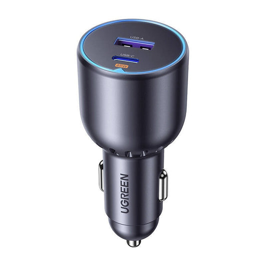 Billadere UGREEN EC701, 63W, 3A, 1 x USB-A - 1 x USB-C, Sort