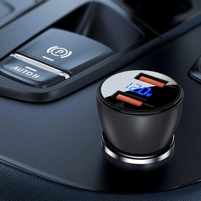 Car Charger Acefast B7, 45W, 4.5A, 2 x USB-A, Black