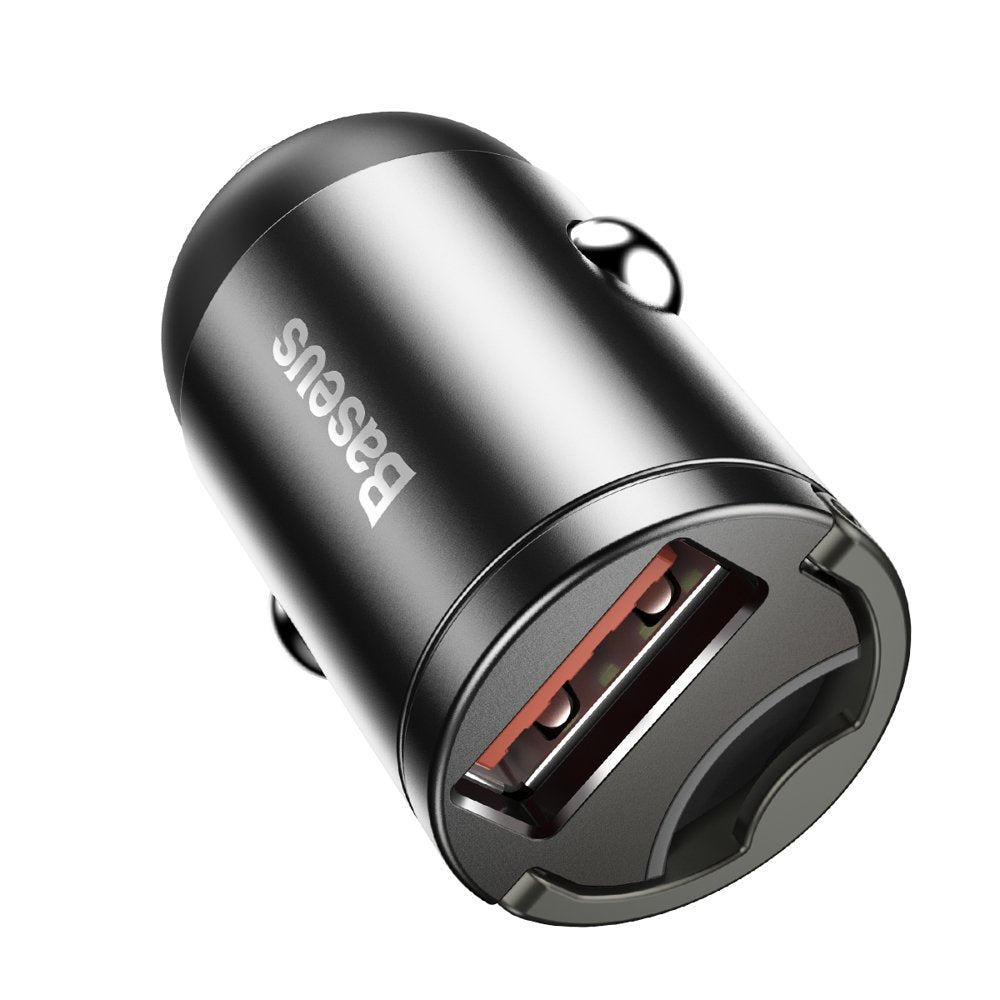 Biloplader Baseus Star Mini, 30W, 3A, 1 x USB-A, Grå VCHX-A0G
