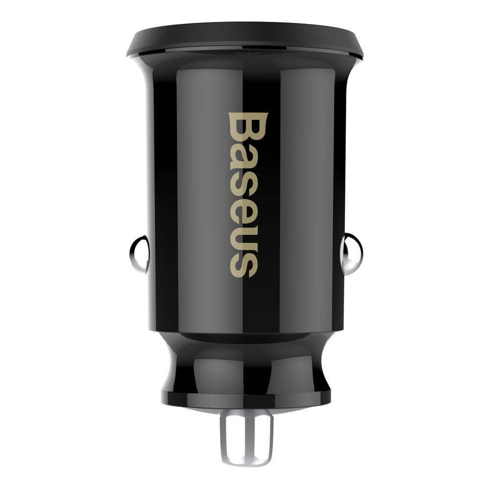 Biloplader Baseus Grain, 10W, 2,4A, 2 x USB-A, sort CCALL-ML01