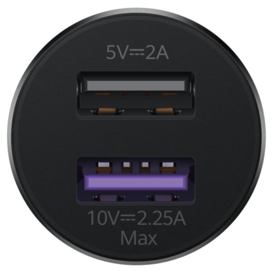 Billadere med USB-C-kabel Huawei CP36, 22,5W, 2,25A, 2 x USB-A, sort 55034029