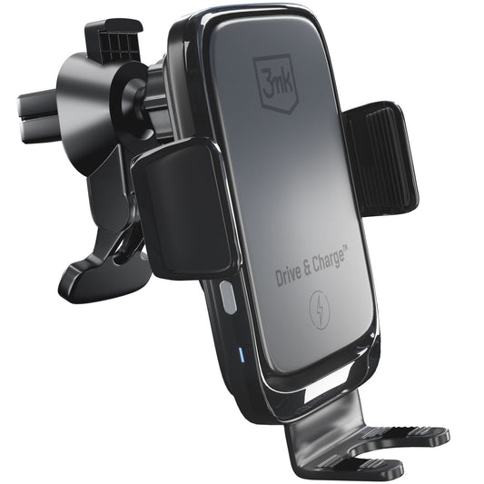 3MK Drive&Charge trådløs biloplader, 15W, 1,67A, sort