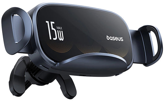 Baseus LightChaser Trådløs Biloplader, 15W, 1.67A, Sort C40355901111-00