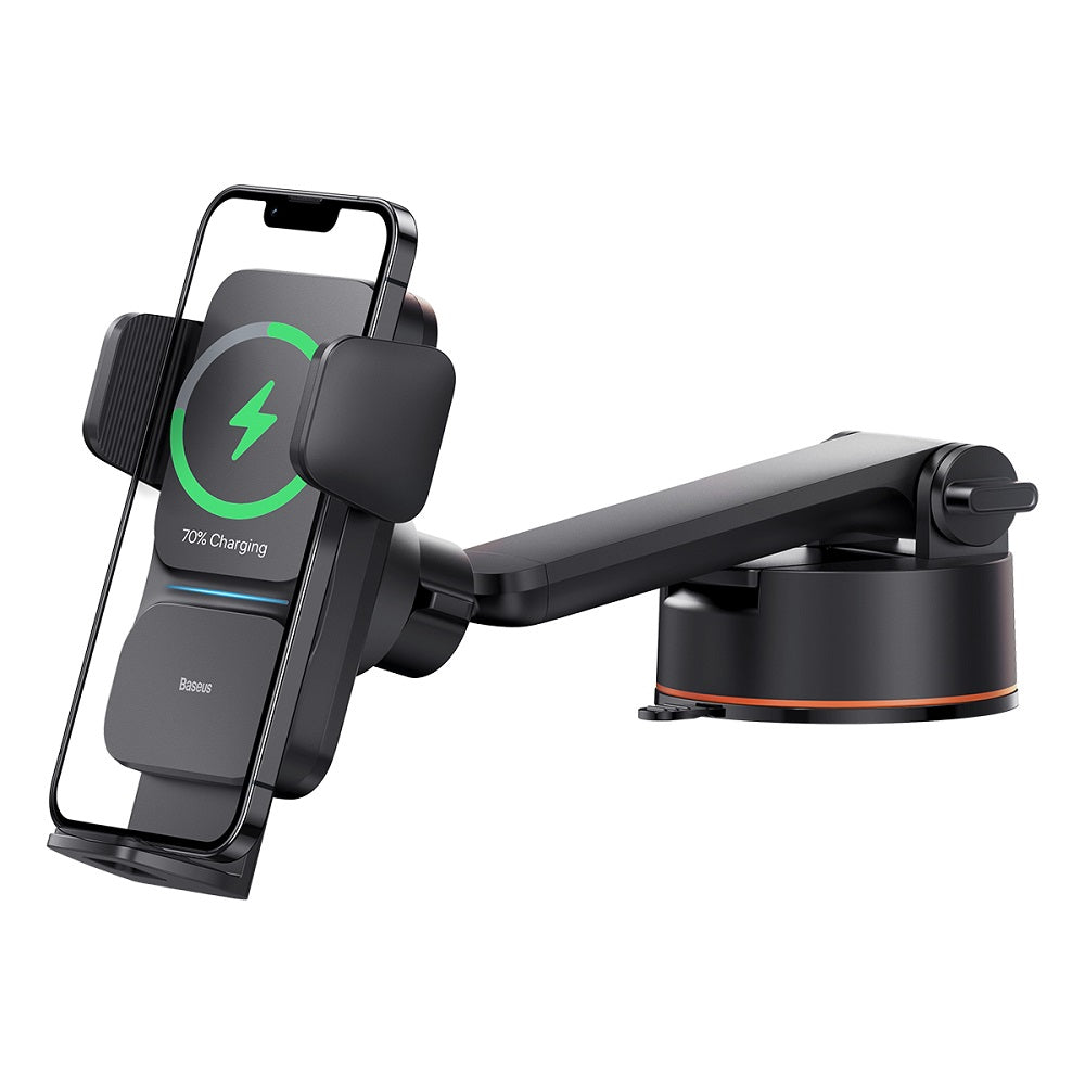 Trådløs Biloplader Baseus Wisdom Dash, 15W, 1.67A, Sort CGZX000101
