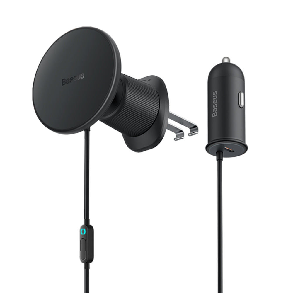 Baseus CW01 Wireless Car Charger, 15W, 1.67A, Black C40141000111-00