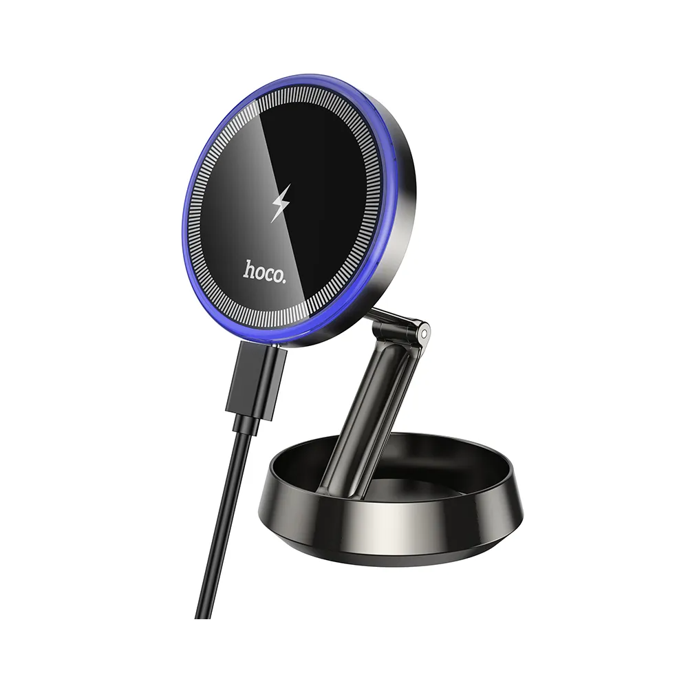 Trådløs Biloplader HOCO HW33, 15W, 1.67A, Grå