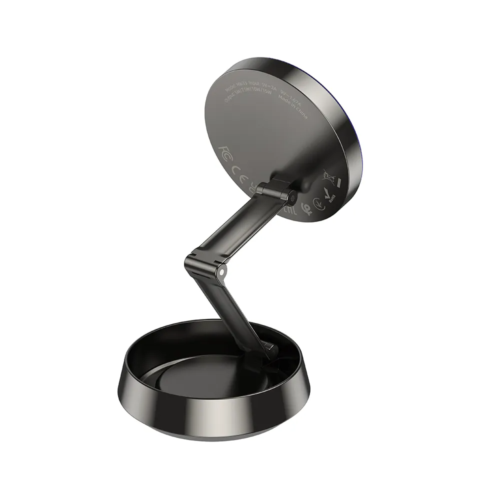 Trådløs Biloplader HOCO HW33, 15W, 1.67A, Grå