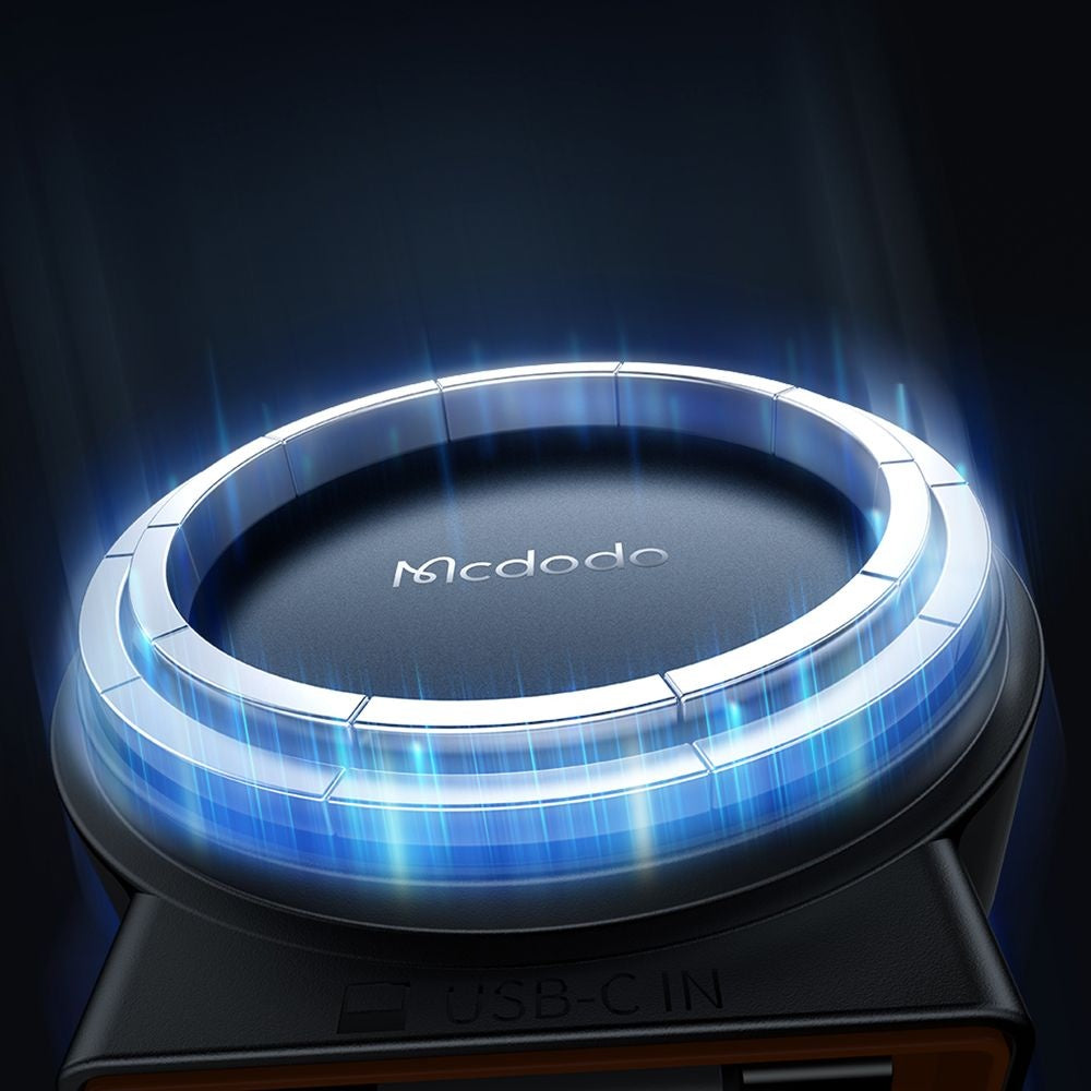 Trådløs Biloplader McDodo CH-3000, 15W, 1.67A, Sort