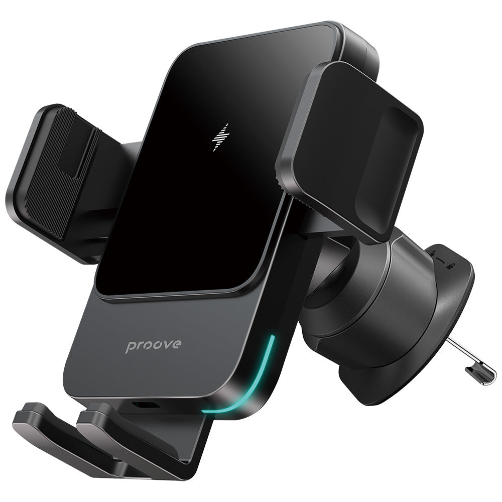 Trådløs Biloplader Proove Sonic, 15W, 1.67A, Grå WHSN15002001