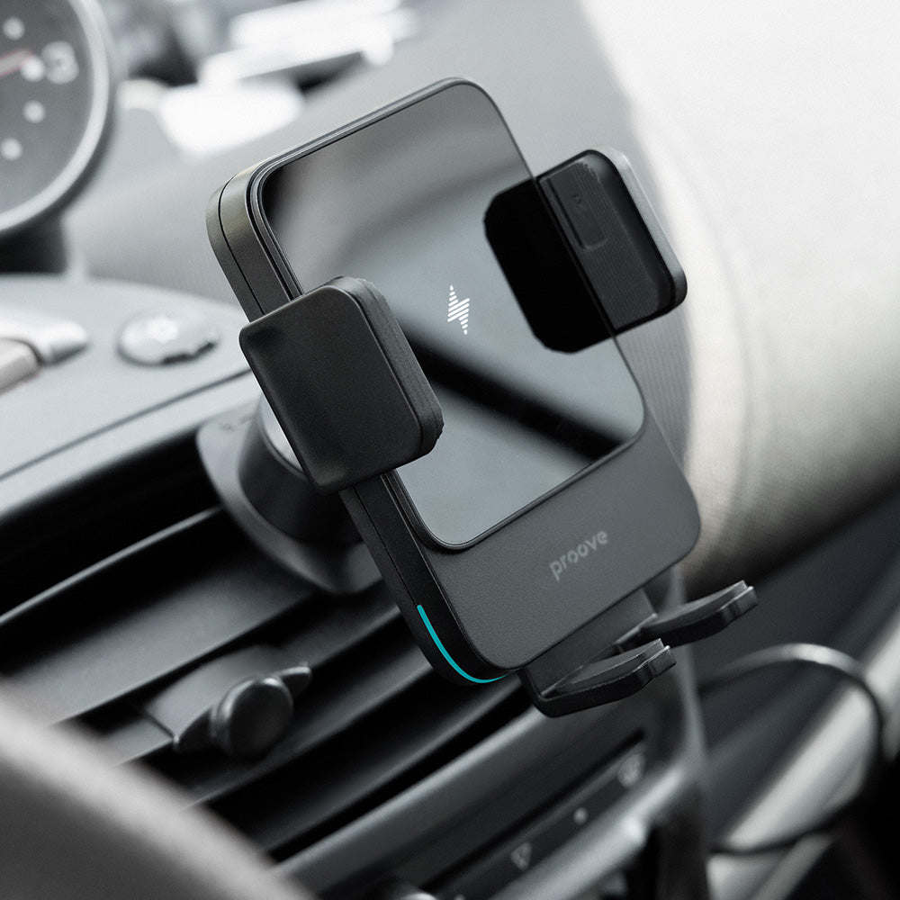 Trådløs Biloplader Proove Sonic, 15W, 1.67A, Grå WHSN15002001