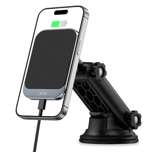 Trådløs biloplader Tech-Protect MM15W-V2, 15W, 1,67A, sort