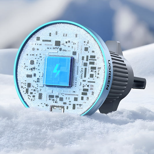 Trådløs Biloplader UGREEN W758, 25W, 1.67A, Blå