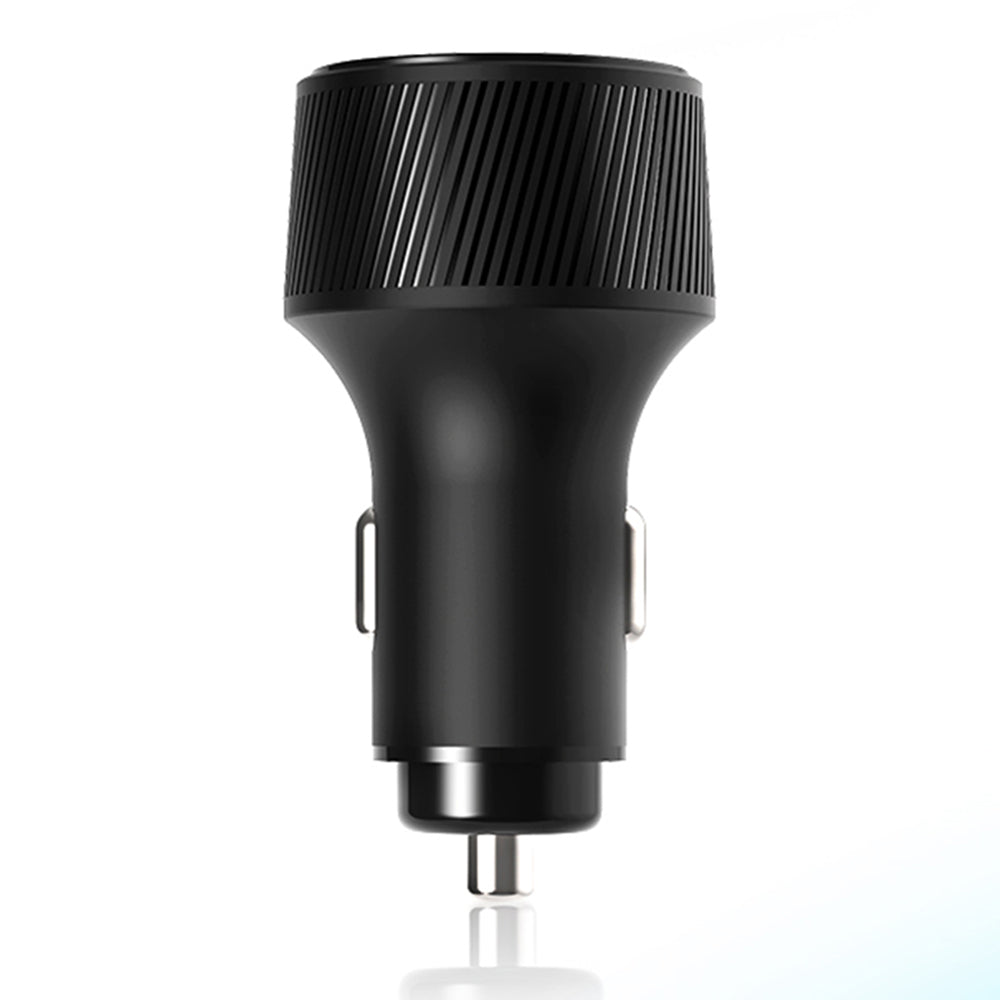 Biloplader Yesido Y31 Display, 18W, 3A, 2 x USB-A, Sort