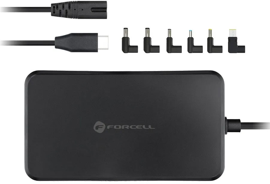 Forcell F-Energy E856 oplader, 65W, universel, sort