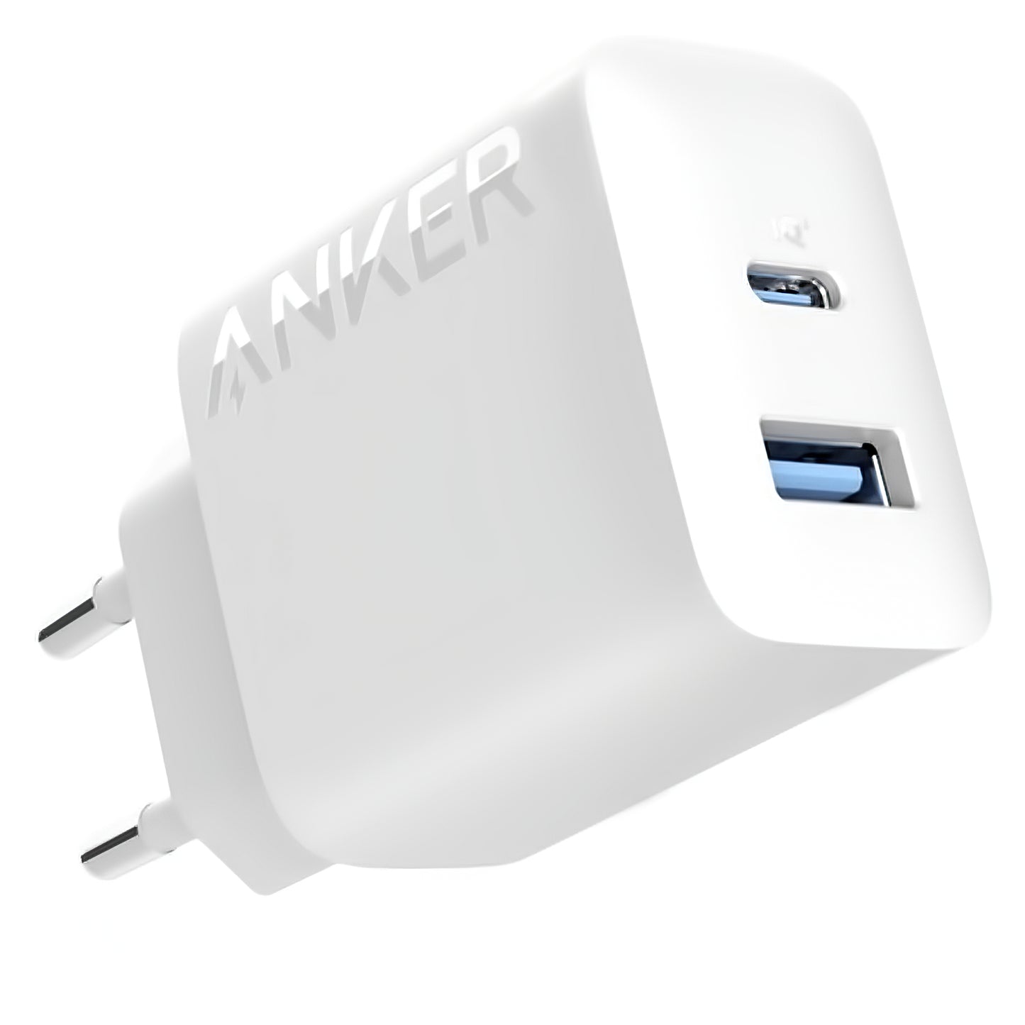 Anker 312 netværksoplader, 20W, 3A, 1 x USB-A - 1 x USB-C, hvid A2348G21