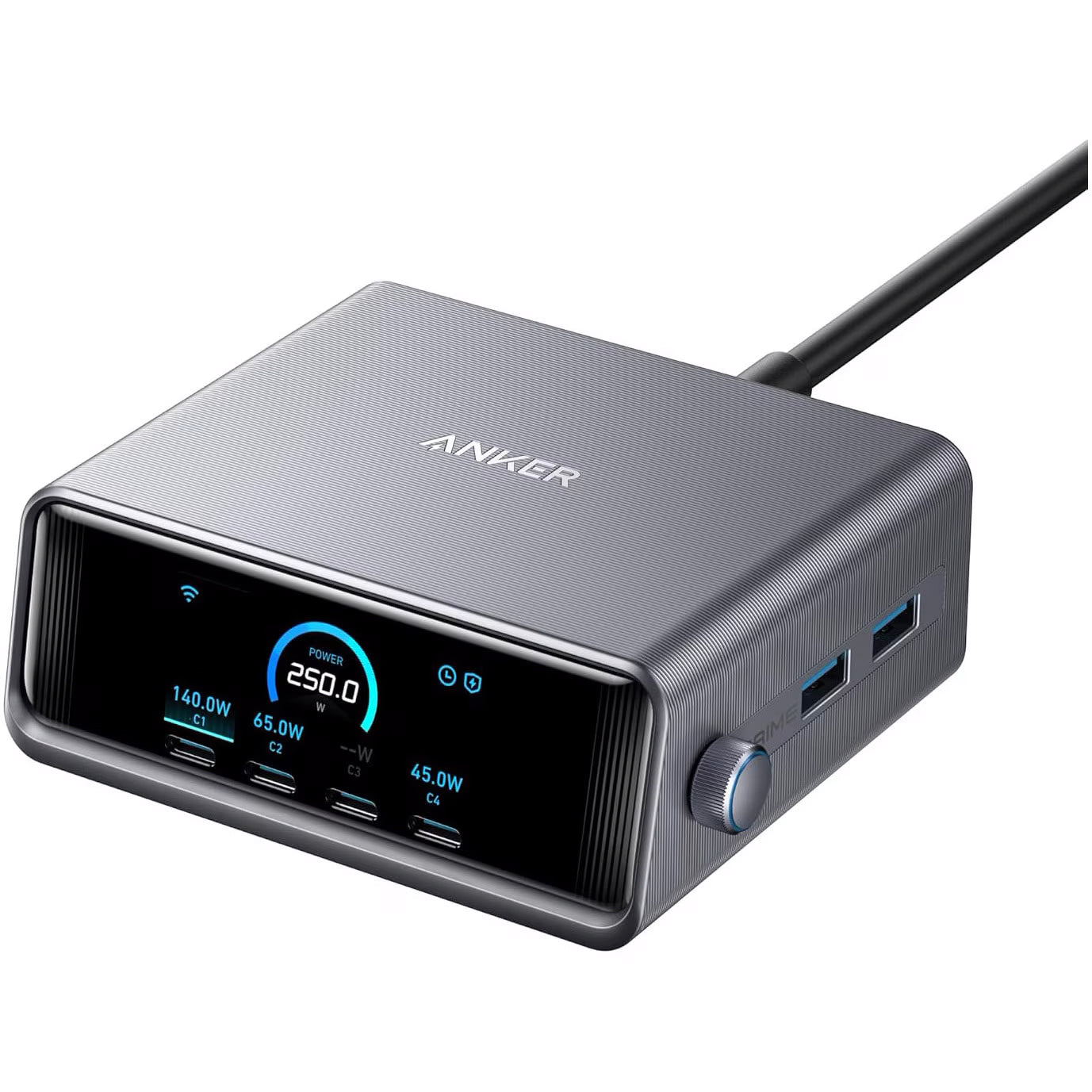 Ladestation Anker Prime, 250W, 2 x USB-A - 4 x USB-C, sort A2345341