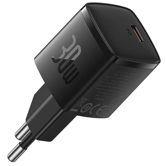 Netværksoplader Baseus Cube Pro, 30W, 3A, 1 x USB-C, Sort CCXF000301