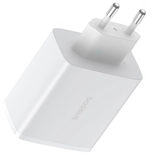 Netværksoplader Baseus Cube Pro, 65W, 3,25A, 1 x USB-A - 2 x USB-C, hvid P10152301213-00