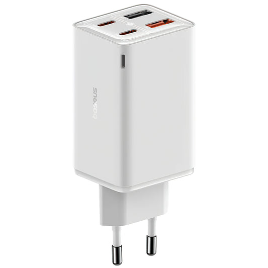 Netværksoplader Baseus Gain6 Pro, 65W, 3,25A, 2 x USB-A - 2 x USB-C, hvid
