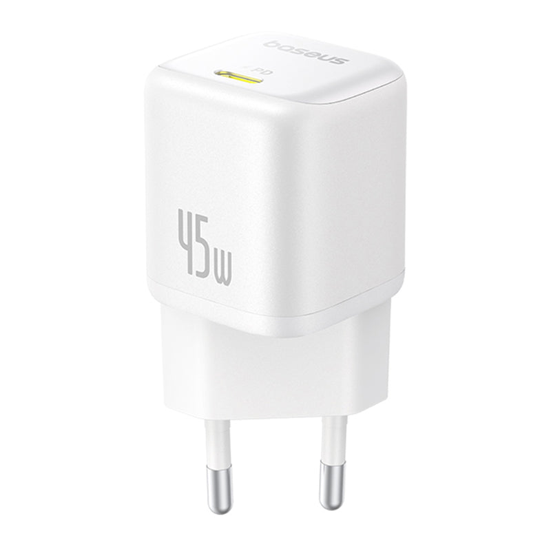 Baseus PicoGo netværksoplader, 45W, 3A, 1 x USB-C, Hvid P10176800213-00