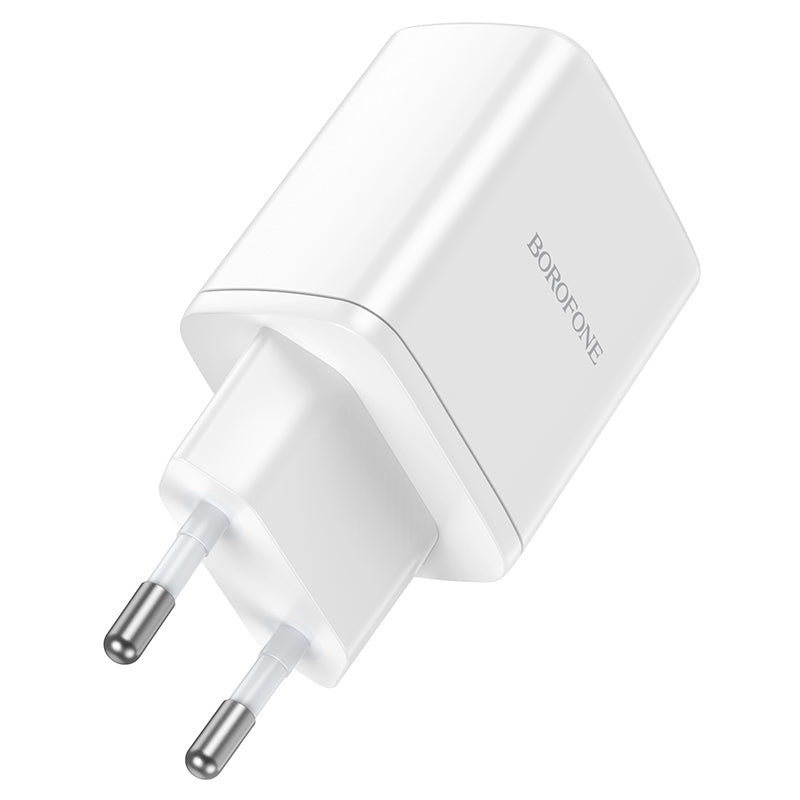 Netværksoplader Borofone BN9, 35W, 3A, 2 x USB-C, hvid