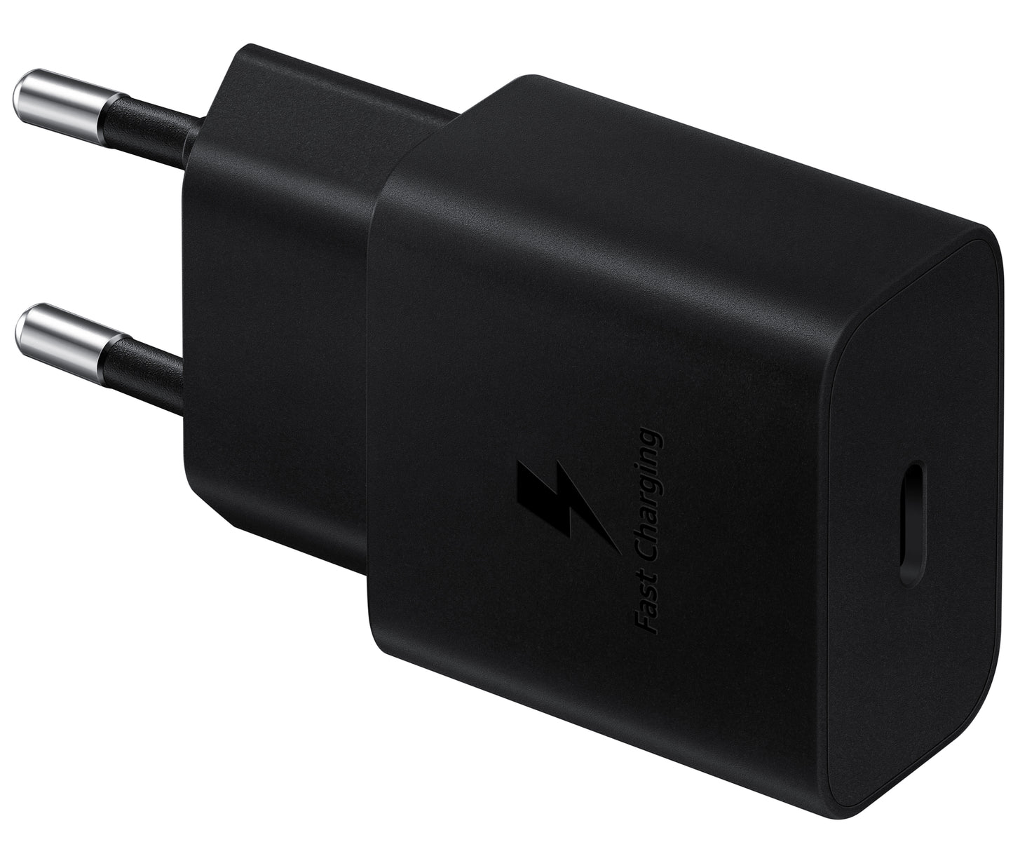 Samsung USB-C netværksoplader med kabel USB-C, 15W, 2A, 1 x USB-C, sort EP-T1510XBEGEU EP-T1510XBEGEU