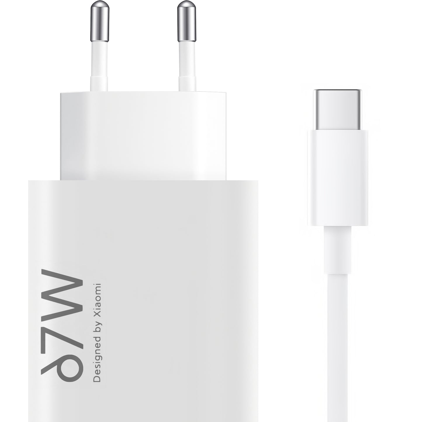 Xiaomi netværksoplader med USB-C-kabel, 67W, 6,2A, 1 x USB-A, hvid BHR9465EU