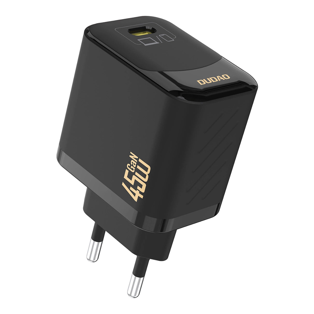 Netværksoplader med USB-C kabel Dudao A28C, 45W, 3A, 1 x USB-C, Sort