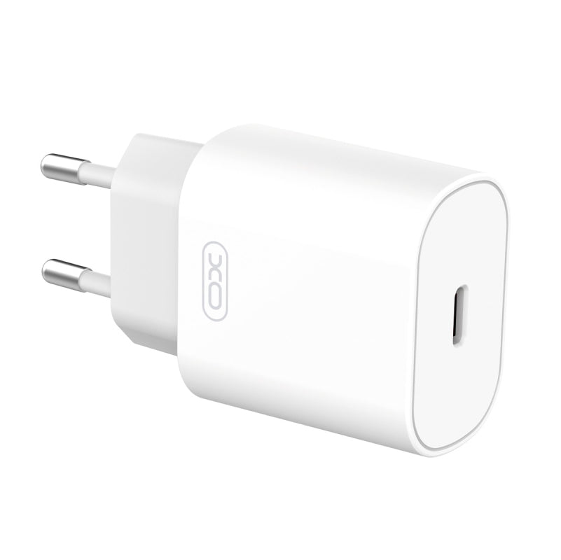 Netværksoplader XO Design, 25W, 3A, 1 x USB-C, Hvid