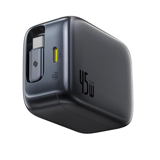 Netværksoplader med USB-C kabel Baseus EnerCore CJ11, 45W, 3A, 1 x USB-C, Sort Z0004800