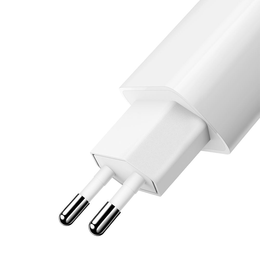 Netværksoplader med USB-C Kabel McDodo CH-6721 Tilbud, 12W, 2.4A, 2 x USB-A, Hvid